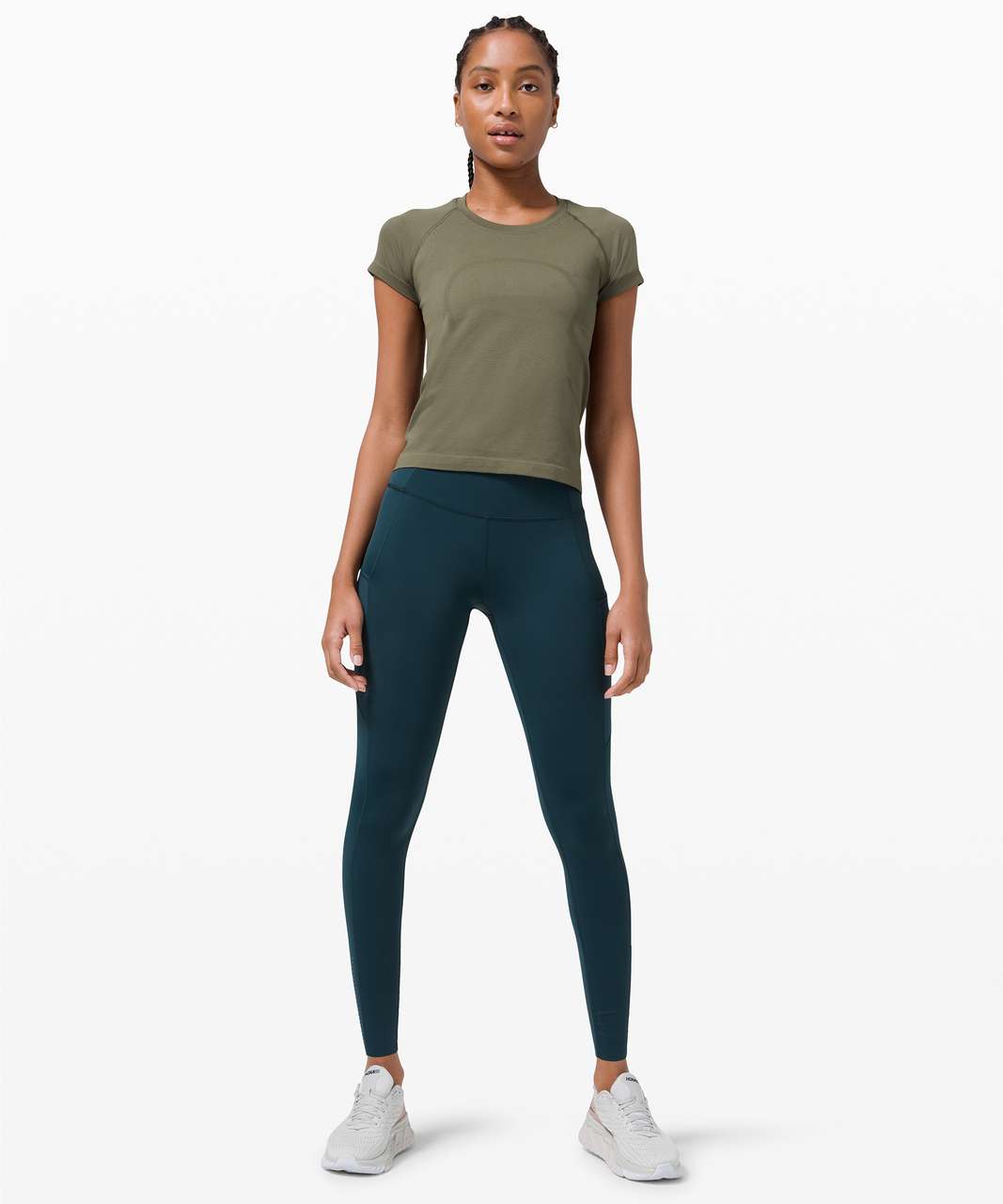 Lululemon Swiftly Tech Short Sleeve Shirt 2.0 In Everglade Green