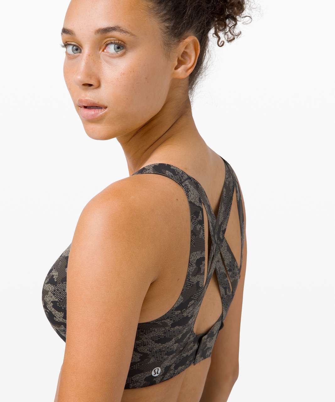 Lululemon Enlite Bra Weave *High Support, A–E Cup - Collage Camo Mini Black  Multi - lulu fanatics