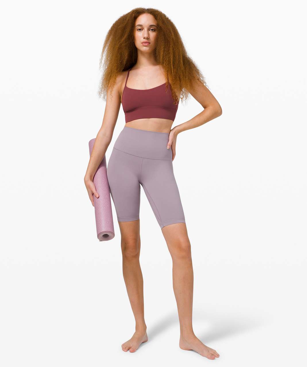 Lululemon Flow Y Bra Long Line Nulu *Light Support, B/C Cup - Savannah