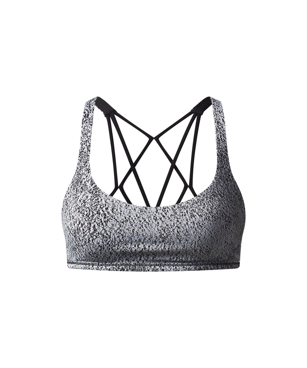 Lululemon Free To Be Zen Bra - Power Luxtreme Spray Jacquard White ...