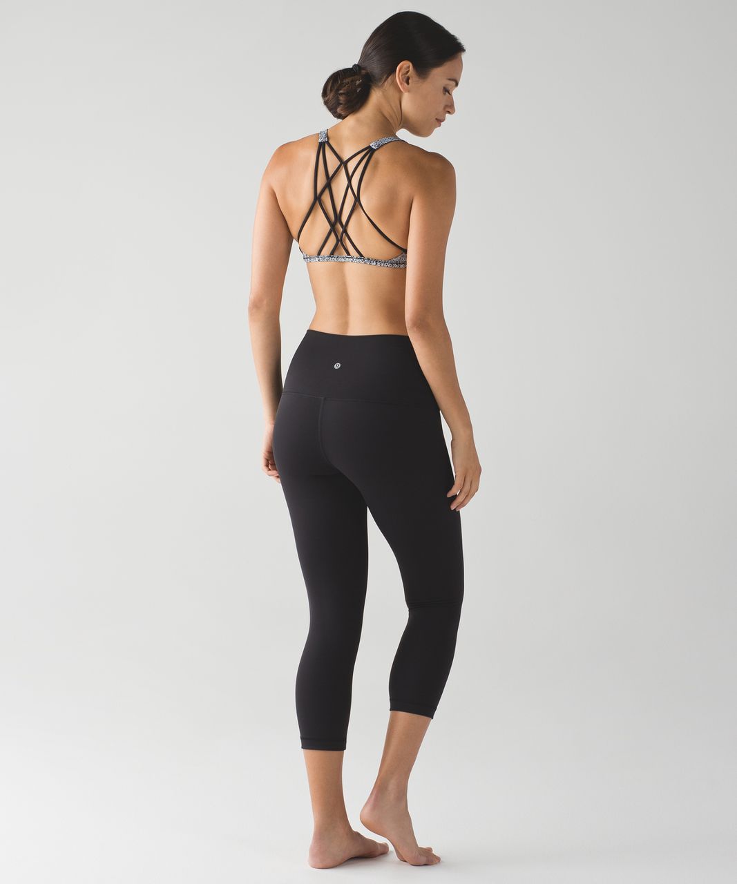 Lululemon Free To Be Zen Bra - Power Luxtreme Spray Jacquard White ...