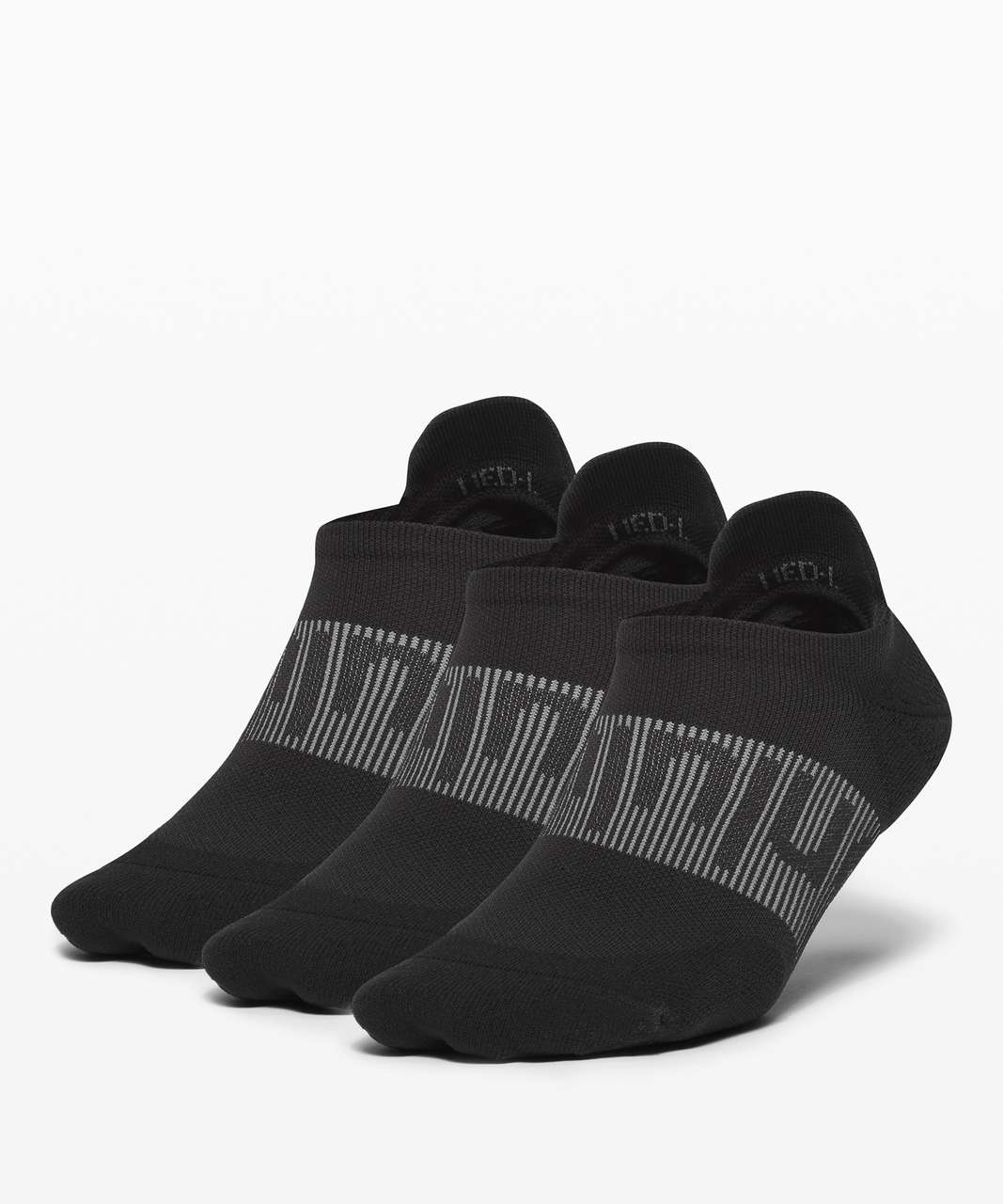 Lululemon Power Stride Tab Sock *3 Pack - Black - lulu fanatics