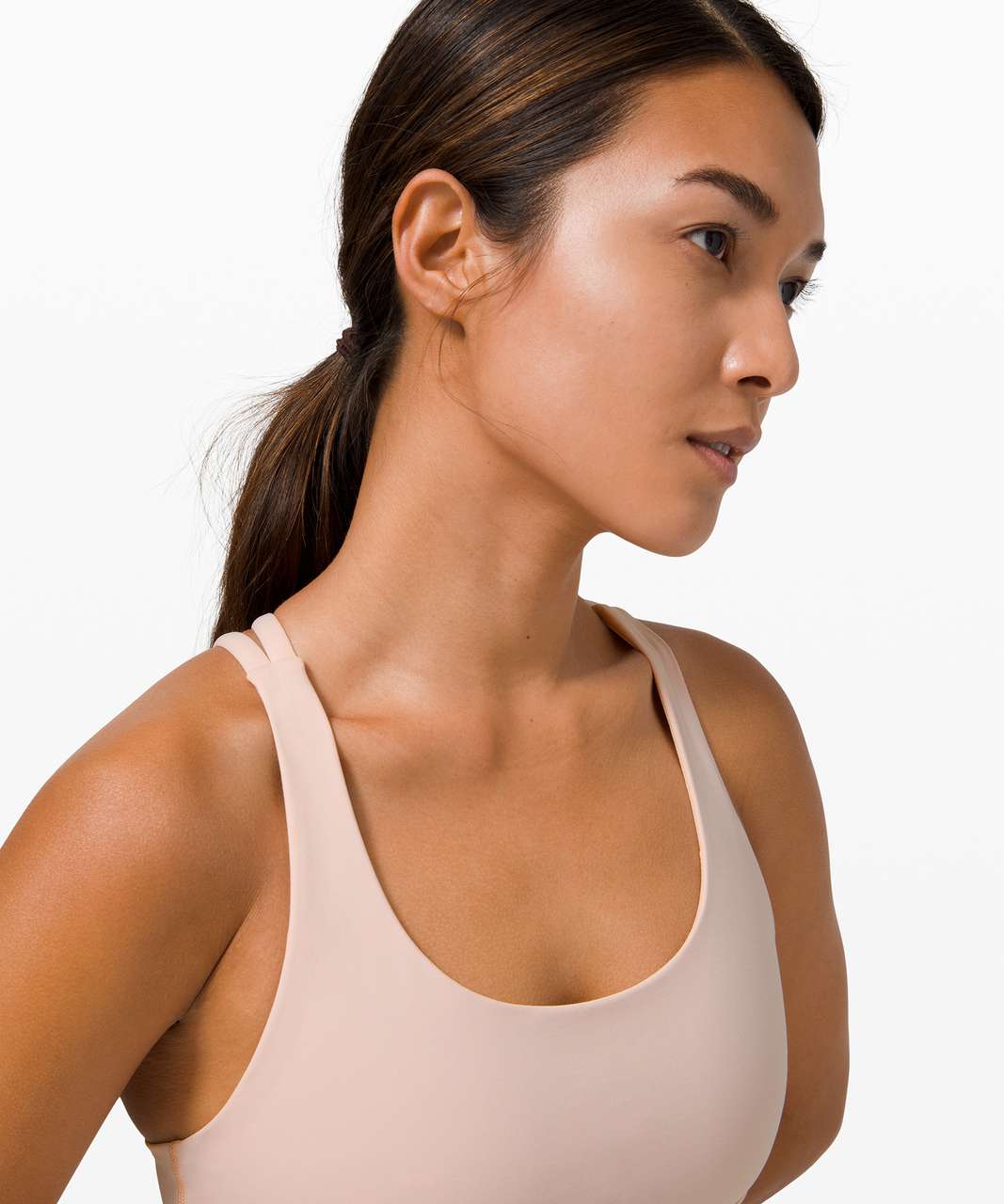 Lululemon Energy Bra Long Line *Medium Support, B–D Cup - Feather Pink