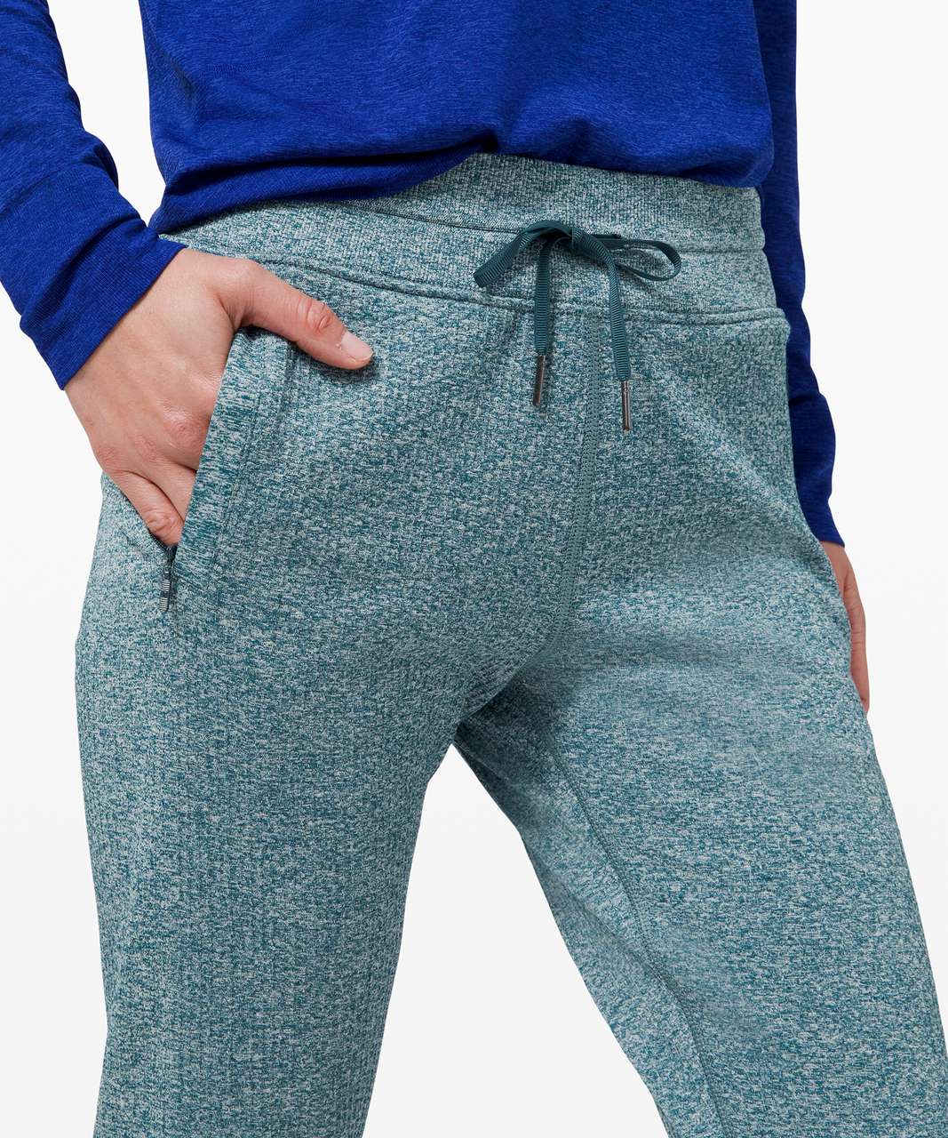 Lululemon Engineered Warmth Jogger - Submarine / White