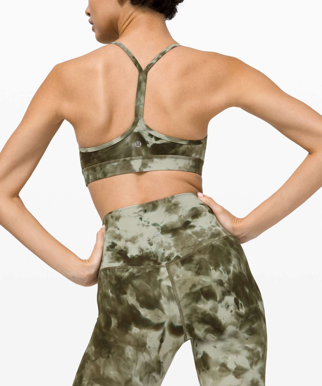 Lululemon Align Short 8" *Diamond Dye - Diamond Dye Light Sage Army Green Dark Olive