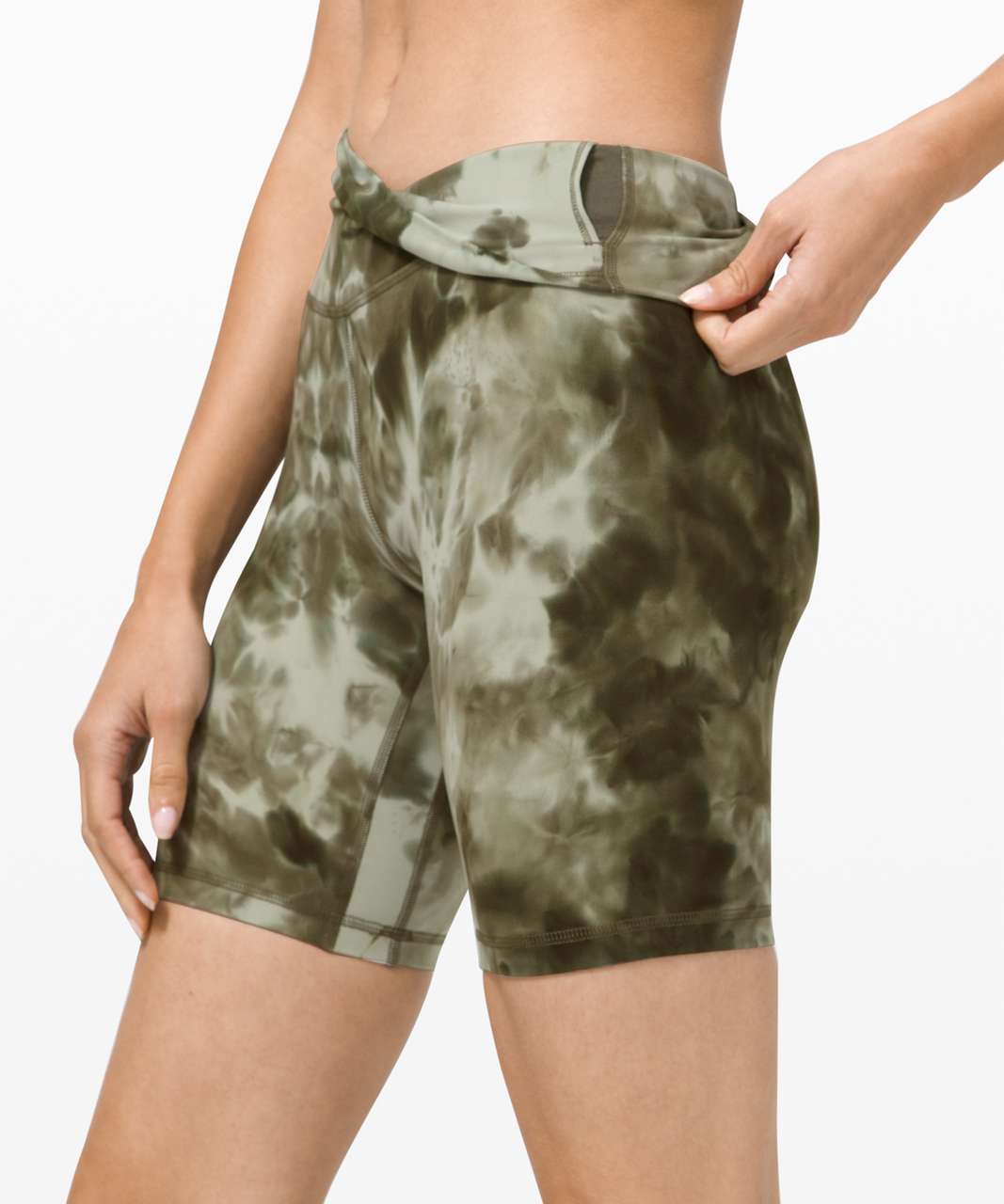 Lululemon Align Short 8 - Dark Olive - lulu fanatics