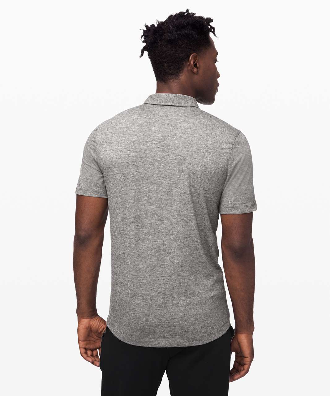 Lululemon Evolution Polo - Heathered Black