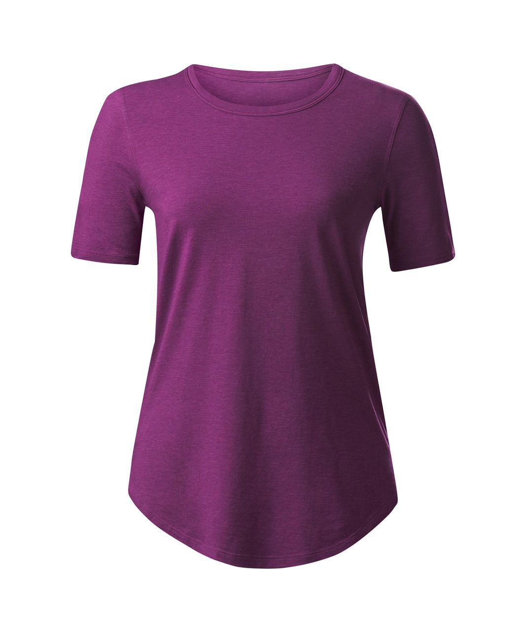 Lululemon Love Tee Short Sleeve Crew - Heathered Chilled Grape