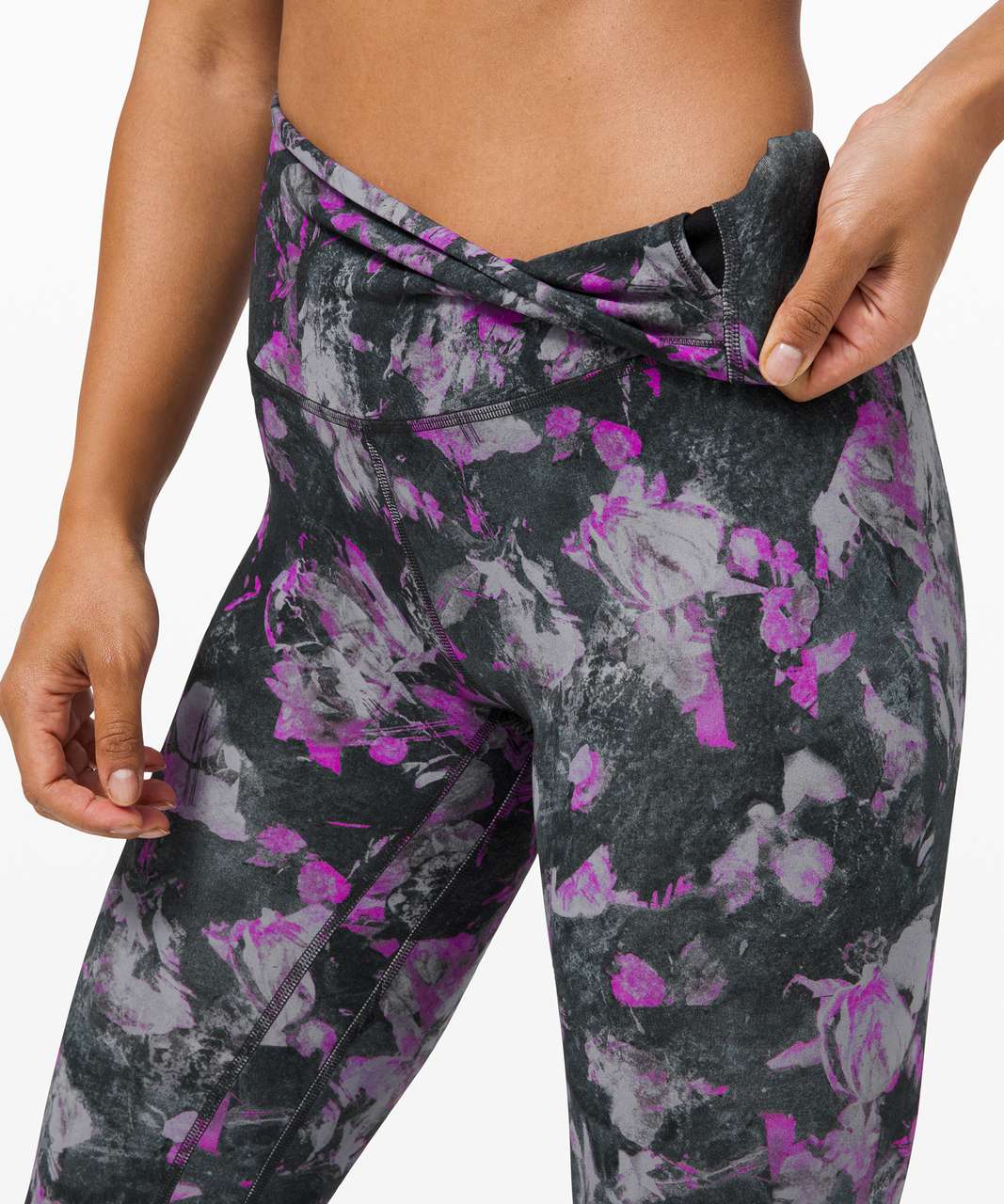 Lululemon Purple Floral Leggings