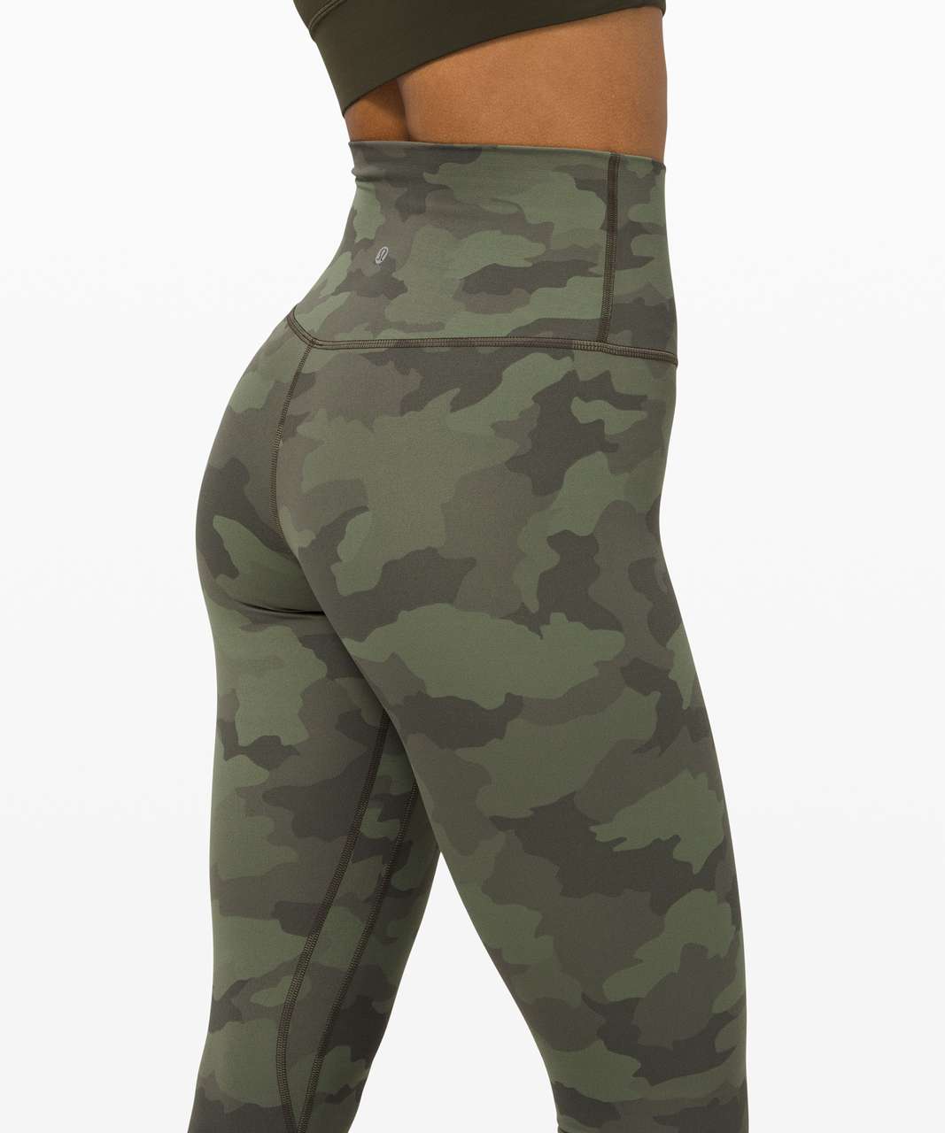 Lululemon Women's 4 Align Pant 28 Heritage 365 Camo Green Twill Multi Nulu  - $46 (53% Off Retail) - From Kamryn