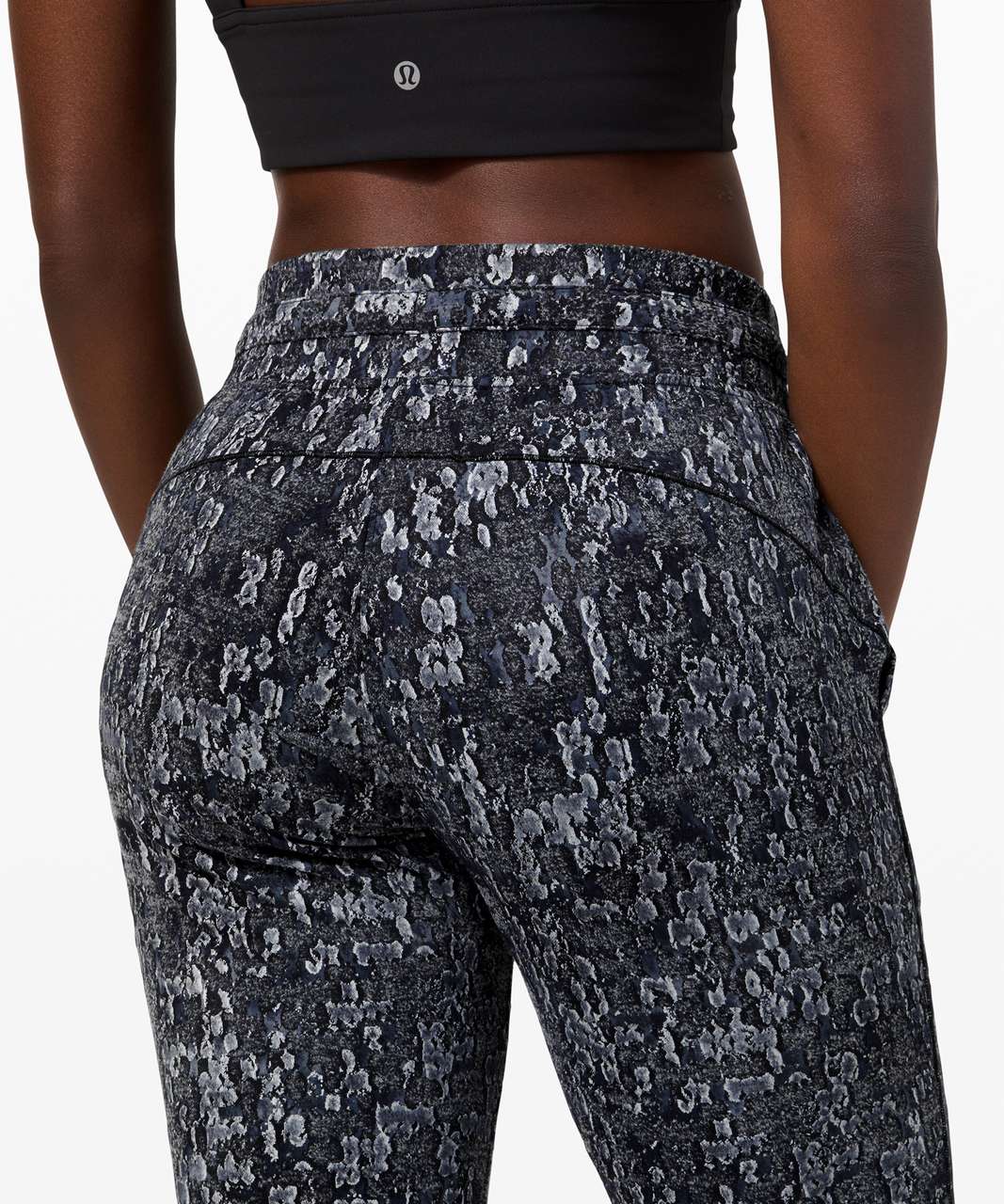 Lululemon Ready to Rulu Jogger 29" - Eventide Jacquard Spray Dye Black Deep Coal