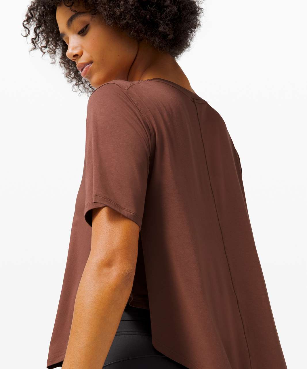 Lululemon Up for Down Time Short Sleeve - Ancient Copper