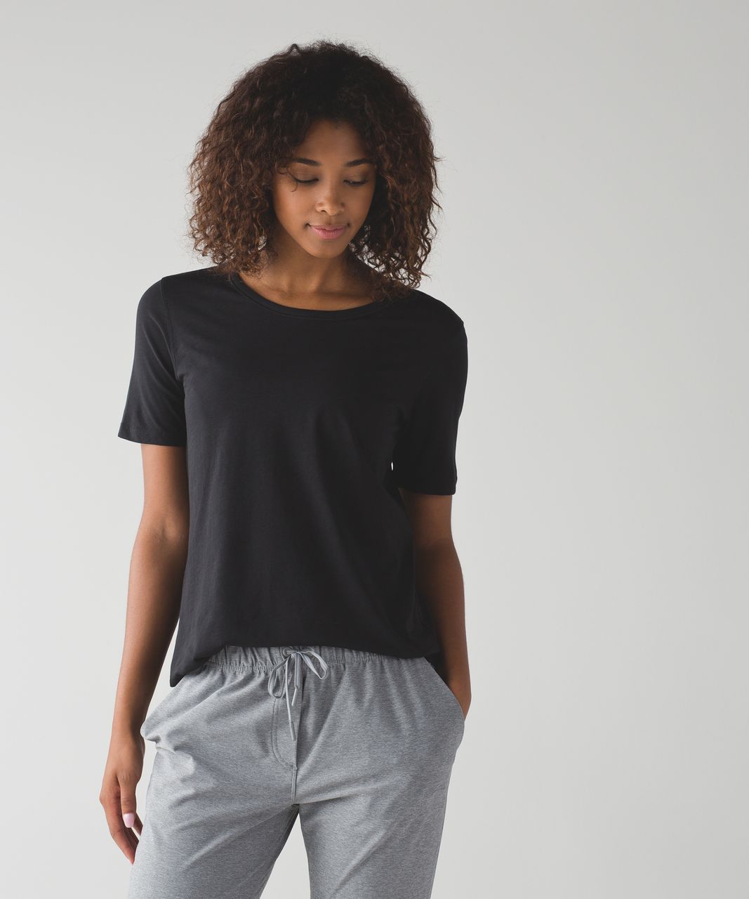 Lululemon Love Tee Short Sleeve Crew - Black