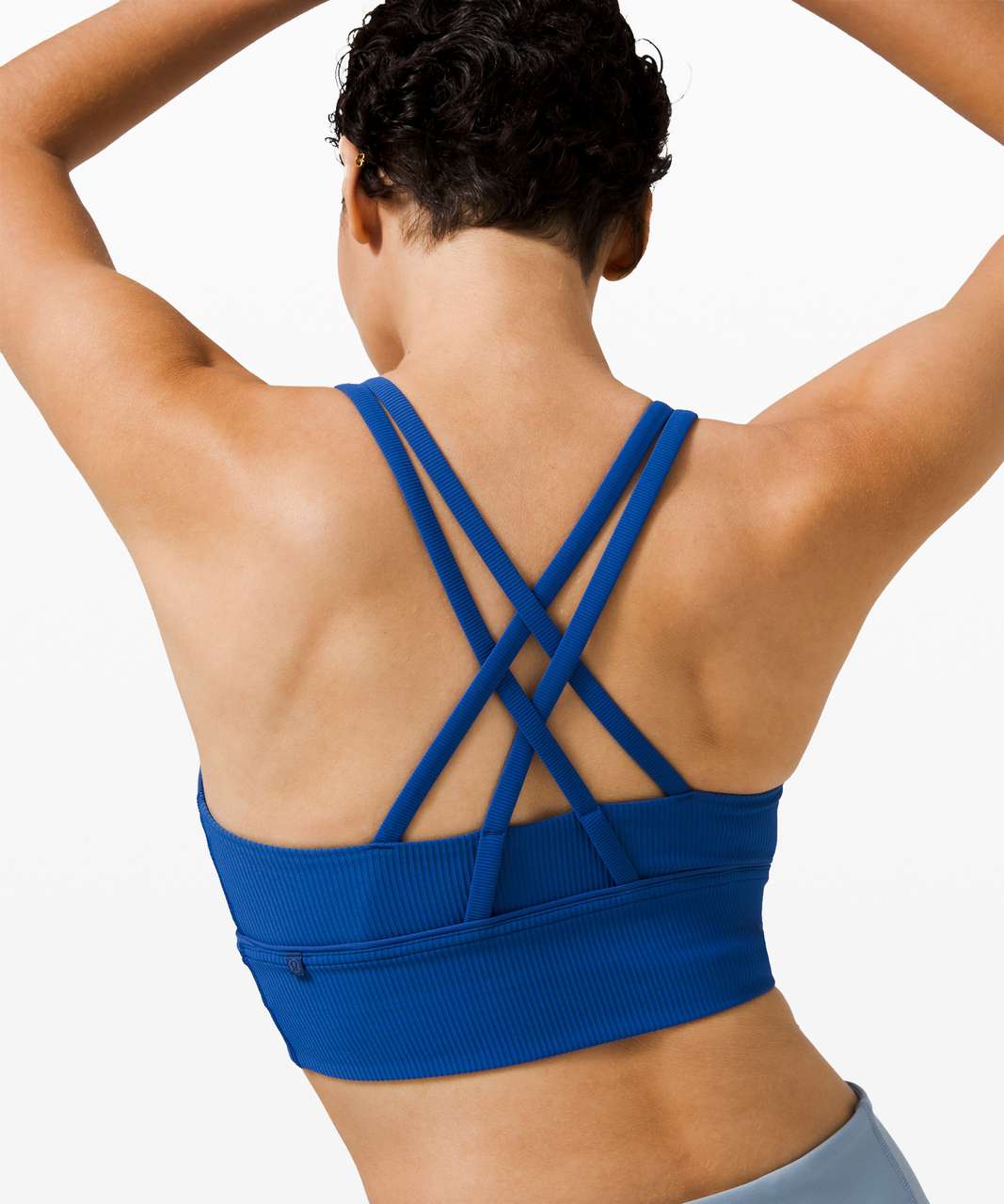 Ribbed FlexFit Y Bra | Ice Blue