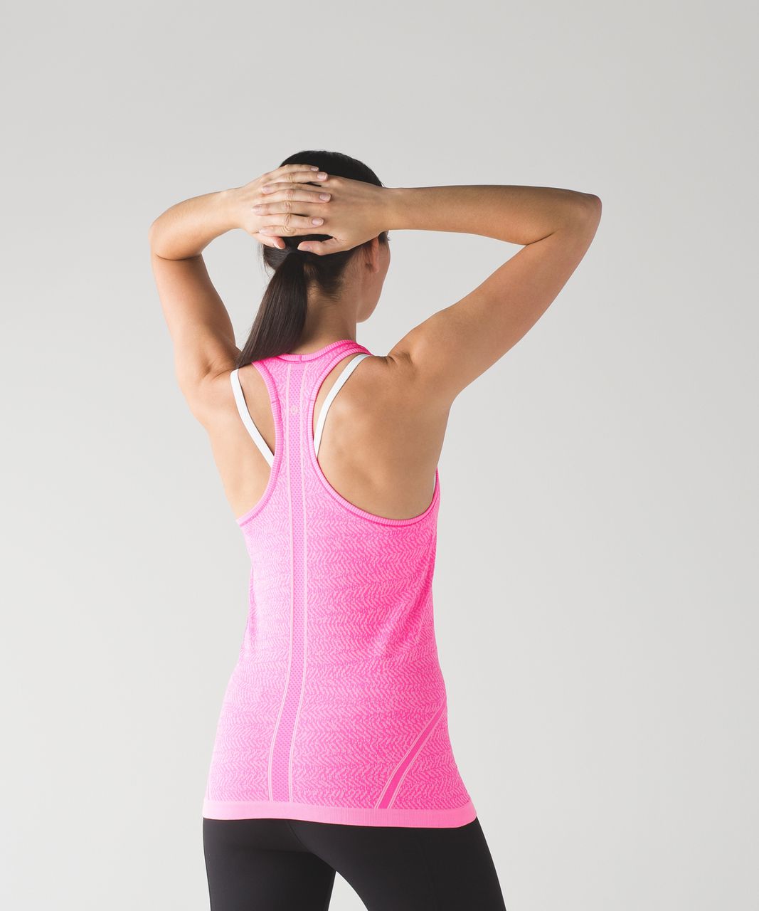 Lululemon Swiftly Tech Racerback - Heathered Raspberry Glo Light