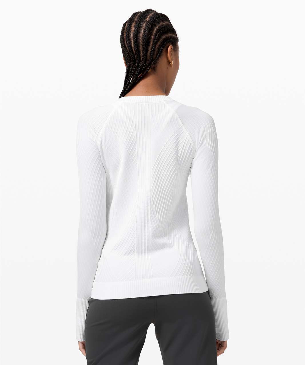 Lululemon Rest Less Pullover - Aerial Current White