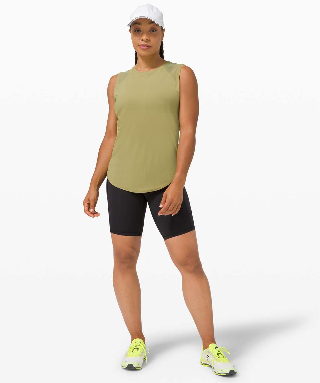 Lululemon Airy Breakaway Tank - Hazel Green