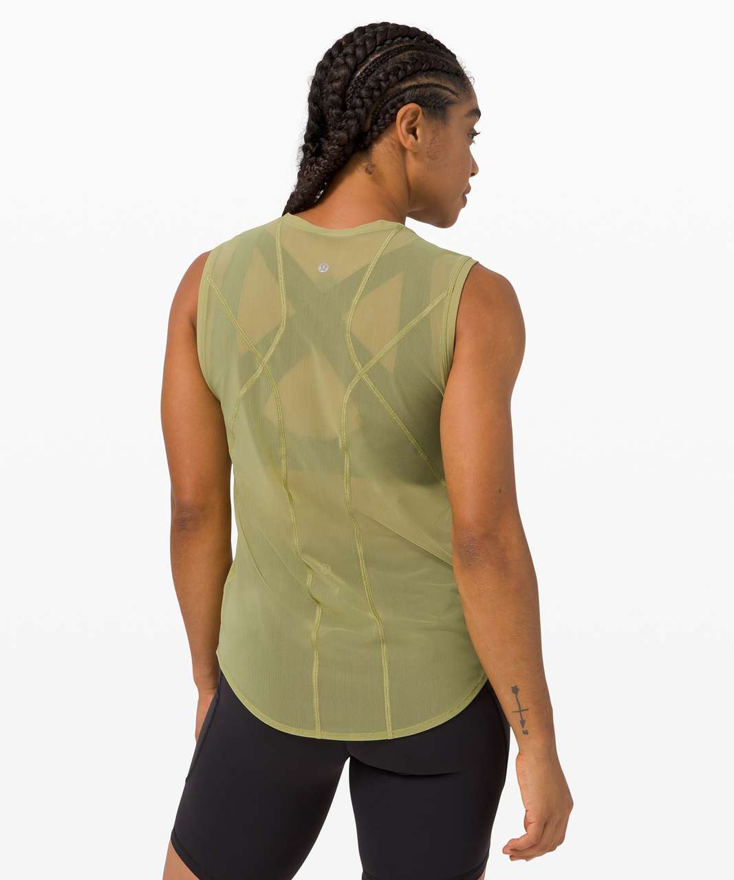 Lululemon Airy Breakaway Tank - Hazel Green