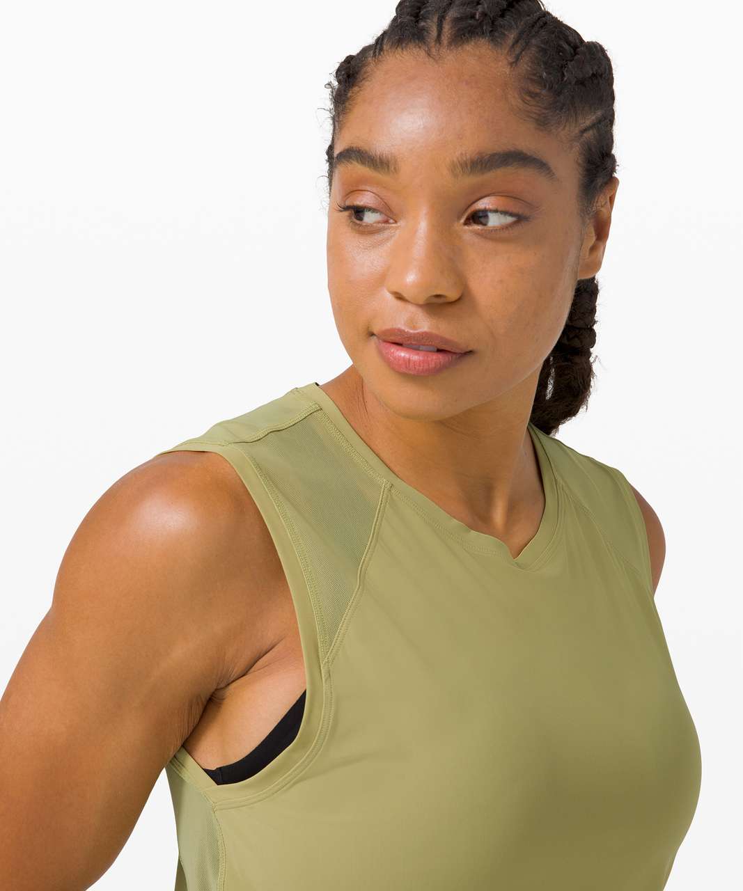 Lululemon Airy Breakaway Tank - Hazel Green