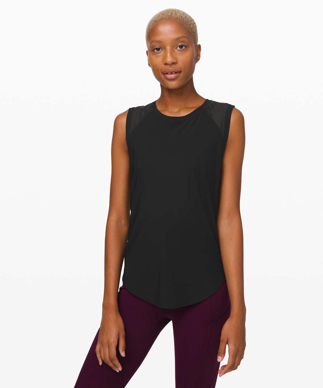 Lululemon Scoop Neck Tank (First Release) - Black - lulu fanatics