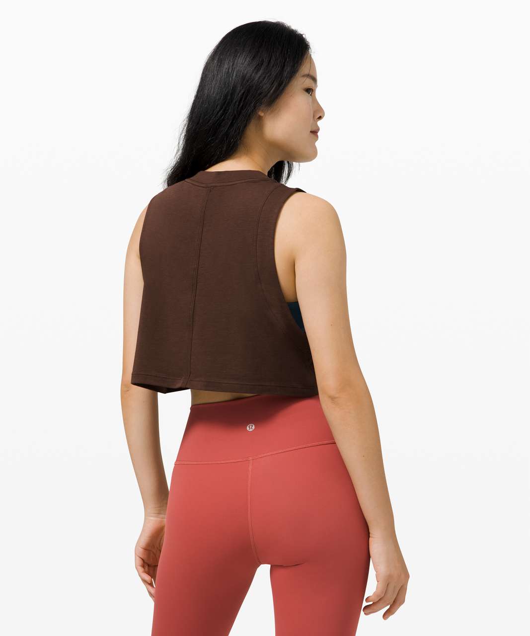 Lululemon All Yours Crop Tank - Brown Earth