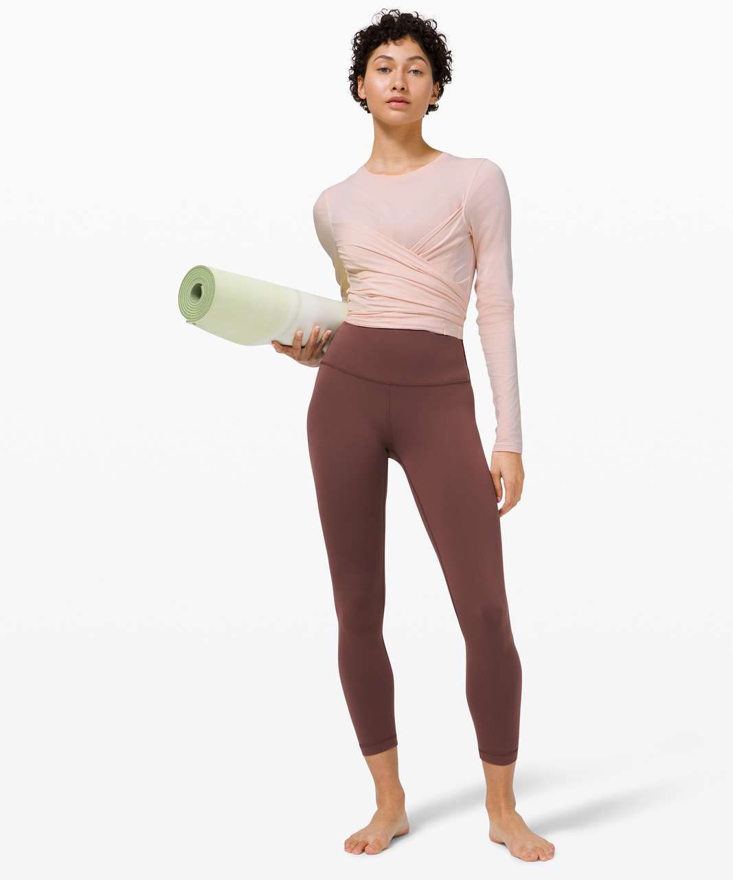 Lululemon Gather and Grow Long Sleeve - Feather Pink