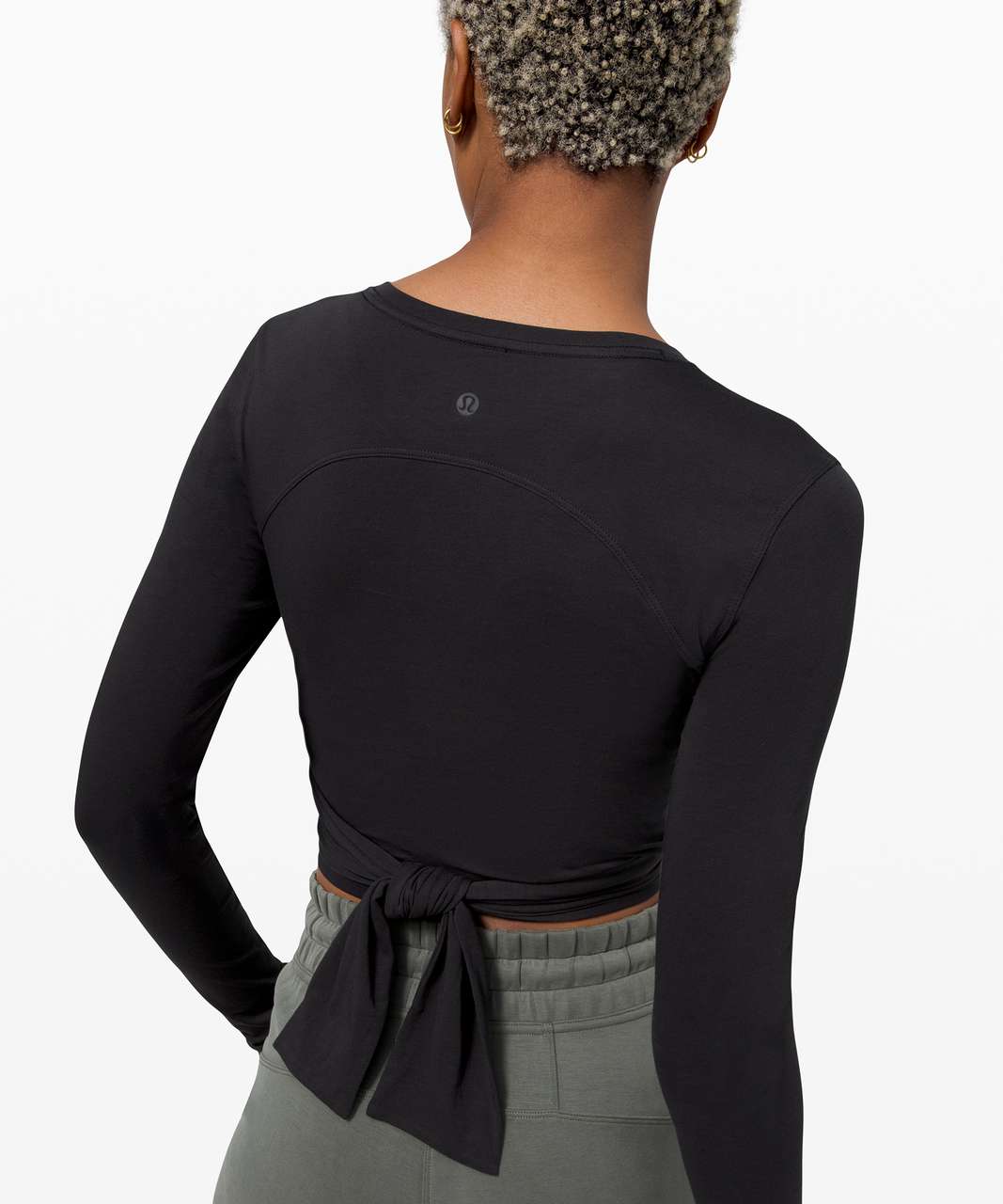 Lululemon Gather and Grow Long Sleeve - Black - lulu fanatics