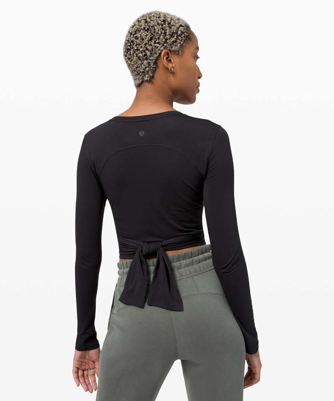 Lululemon Gather and Grow Long Sleeve - Black - lulu fanatics