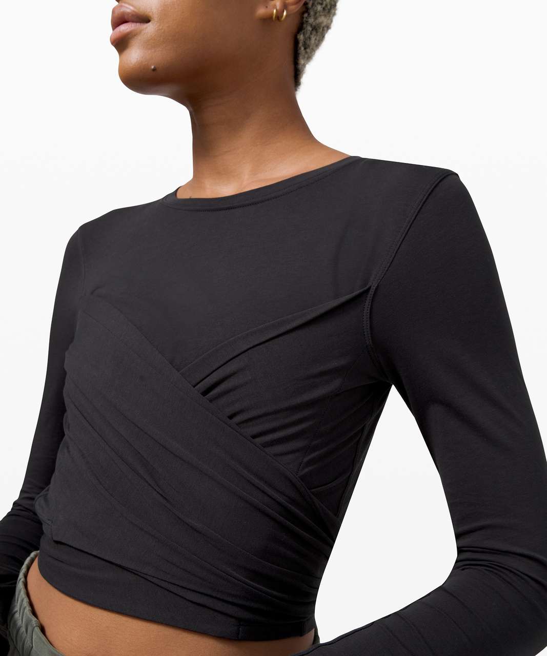 Lululemon Gather and Grow Long Sleeve - Black - lulu fanatics