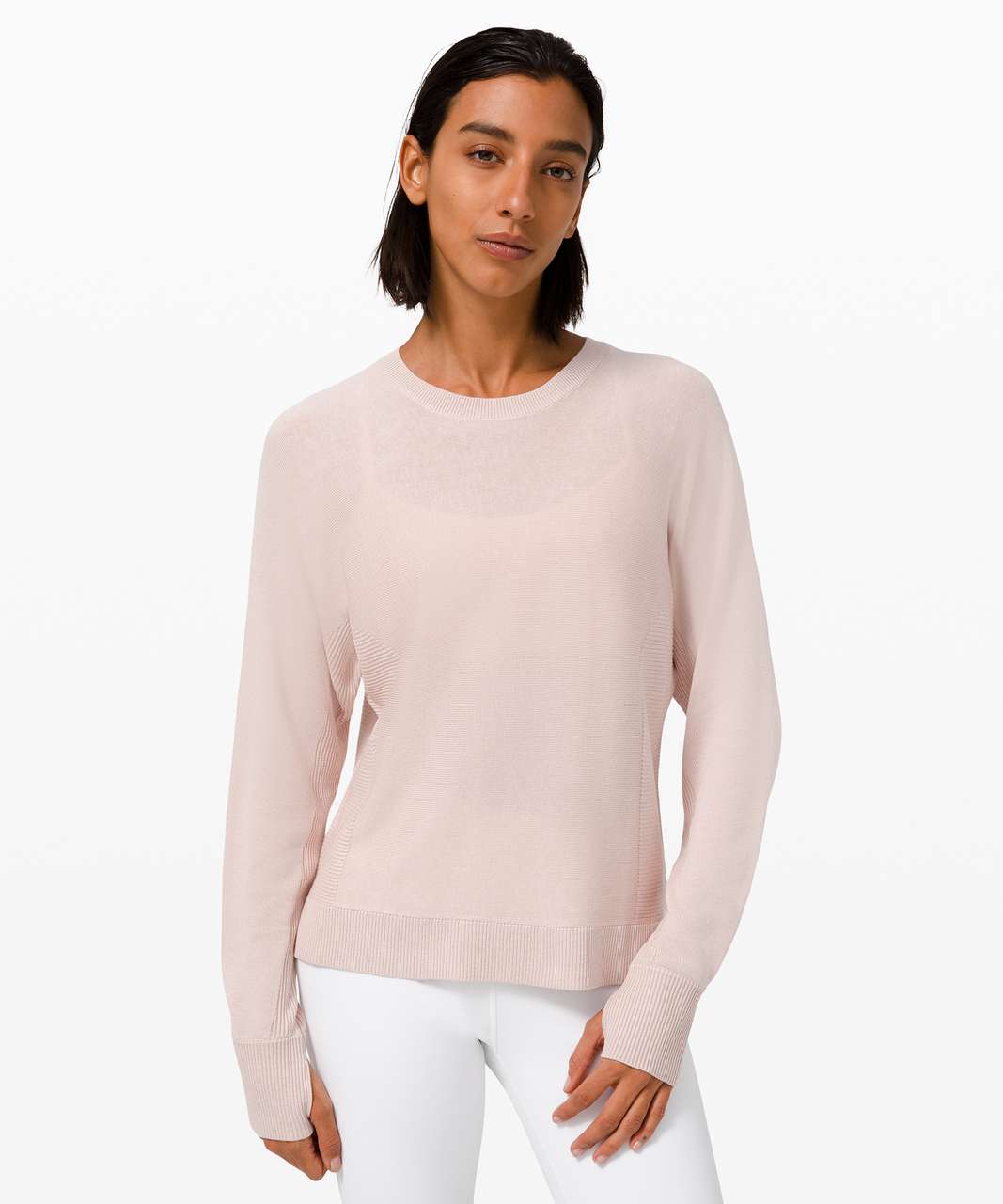 Lululemon Cashlu Knit Pullover - Pink Bliss