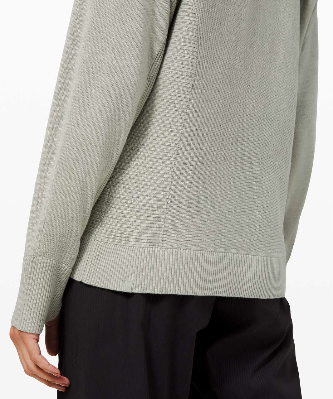 Lululemon Cashlu Knit Pullover - Heathered Green Fern