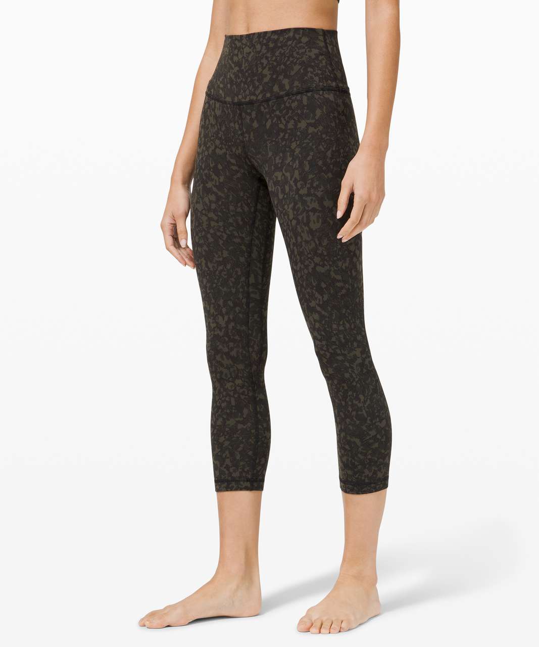 Lululemon Align Crop *21 - Dark Olive (First Release) - lulu fanatics