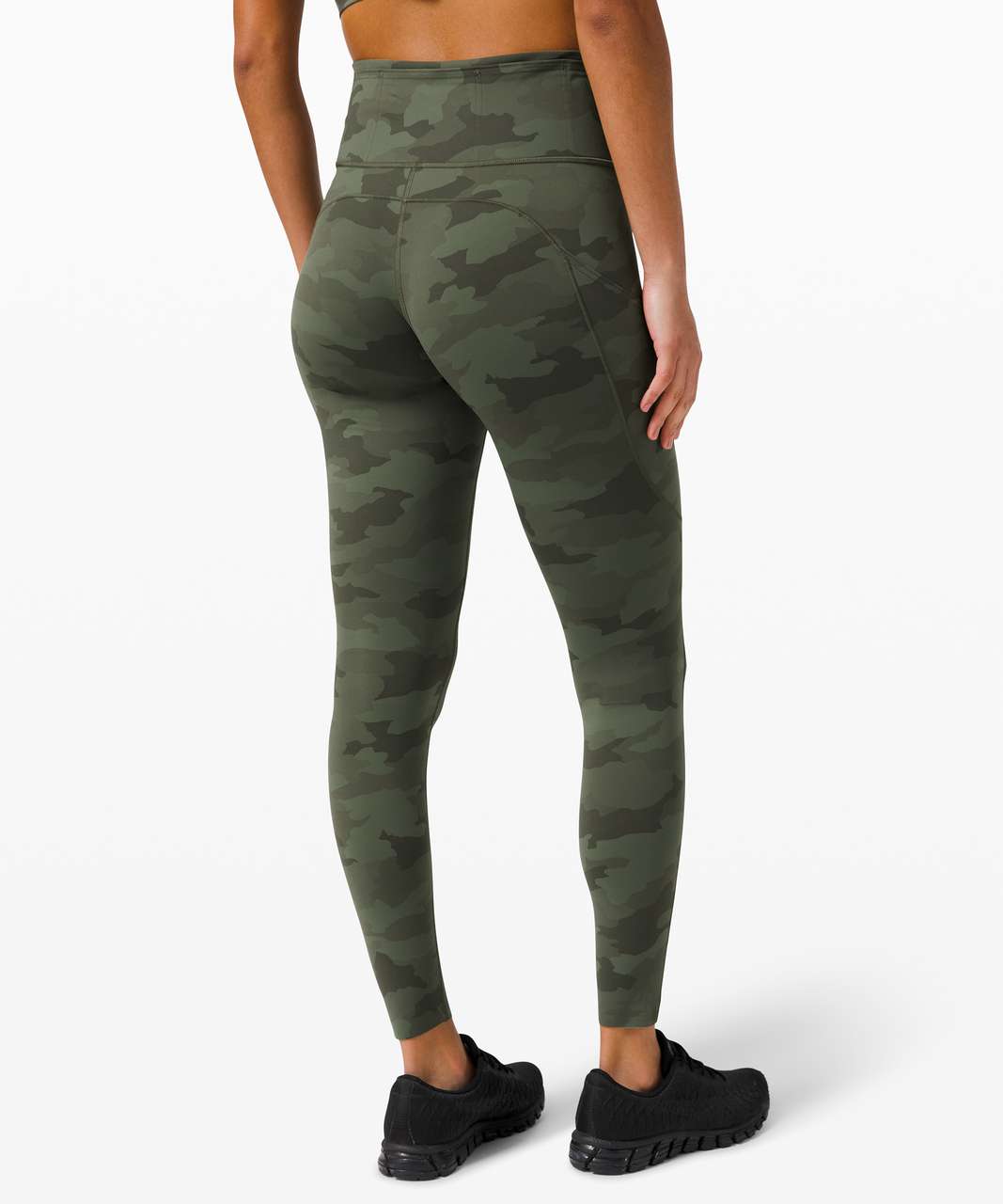 Lululemon Fast and Free High-Rise Tight 28" *Non-Reflective Brushed Nulux - Heritage 365 Camo Green Twill Multi