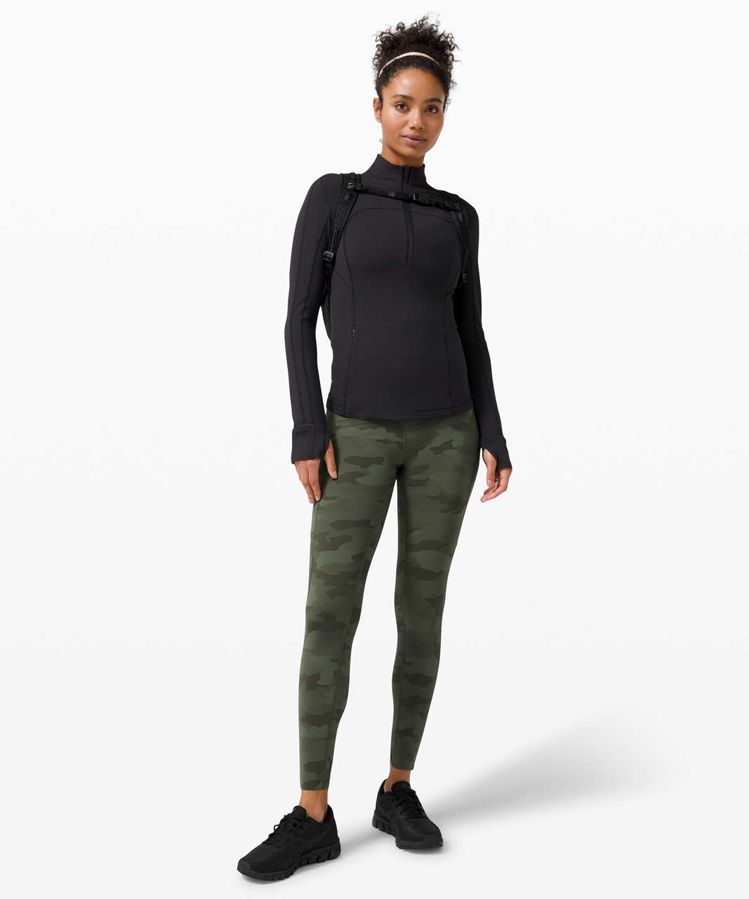Lululemon Fast and Free High-Rise Tight 28" *Non-Reflective Brushed Nulux - Heritage 365 Camo Green Twill Multi