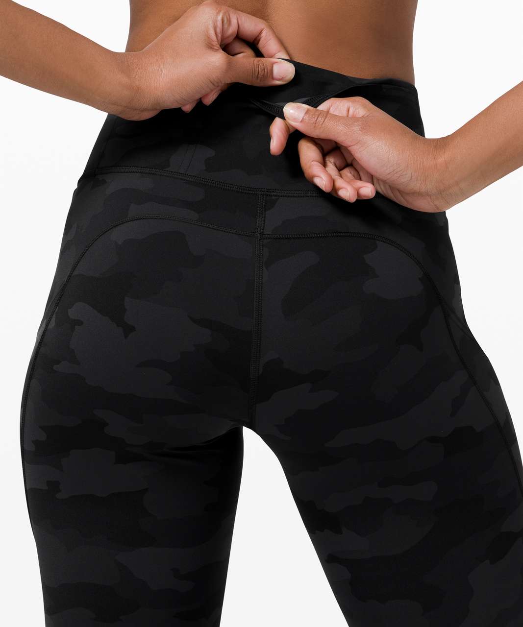 Lululemon Fast and Free High-Rise Tight 28 *Non-Reflective Brushed Nulux -  Heritage 365 Camo Deep Coal Multi - lulu fanatics