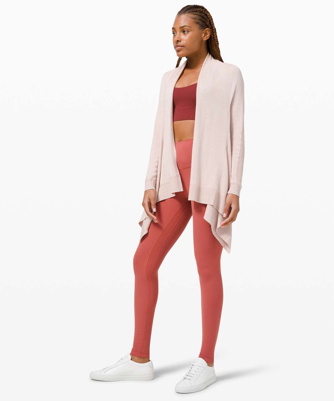 Lululemon Cashlu Knit Wrap - Pink Bliss