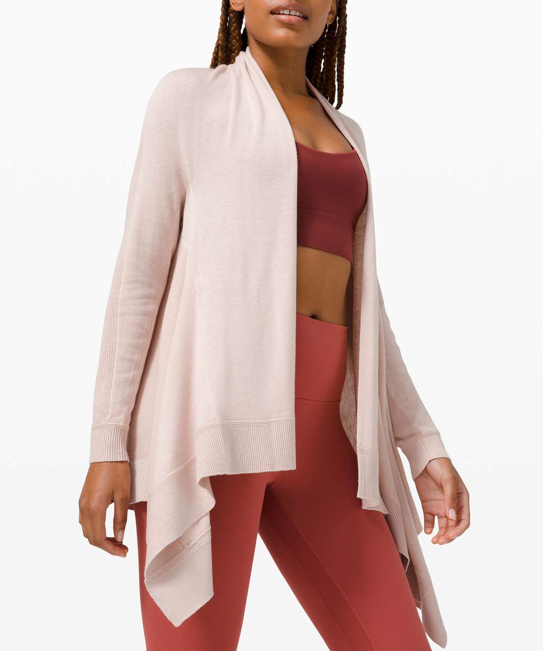 Lululemon Cashlu Knit Wrap - Pink Bliss