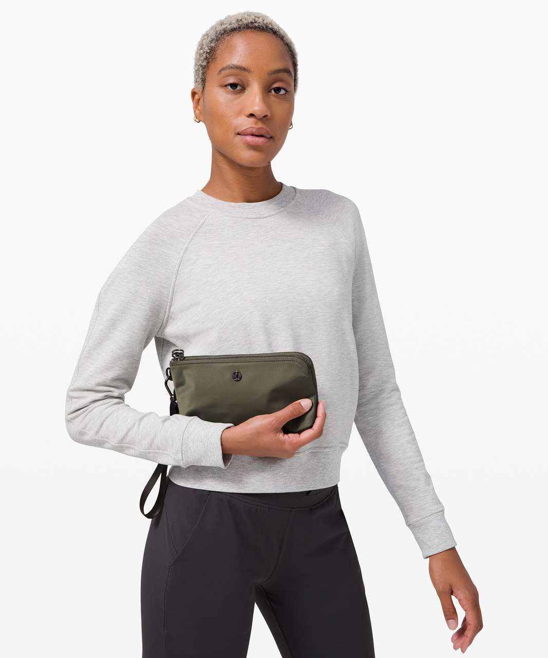 Lululemon Now and Always Pouch - Army Green