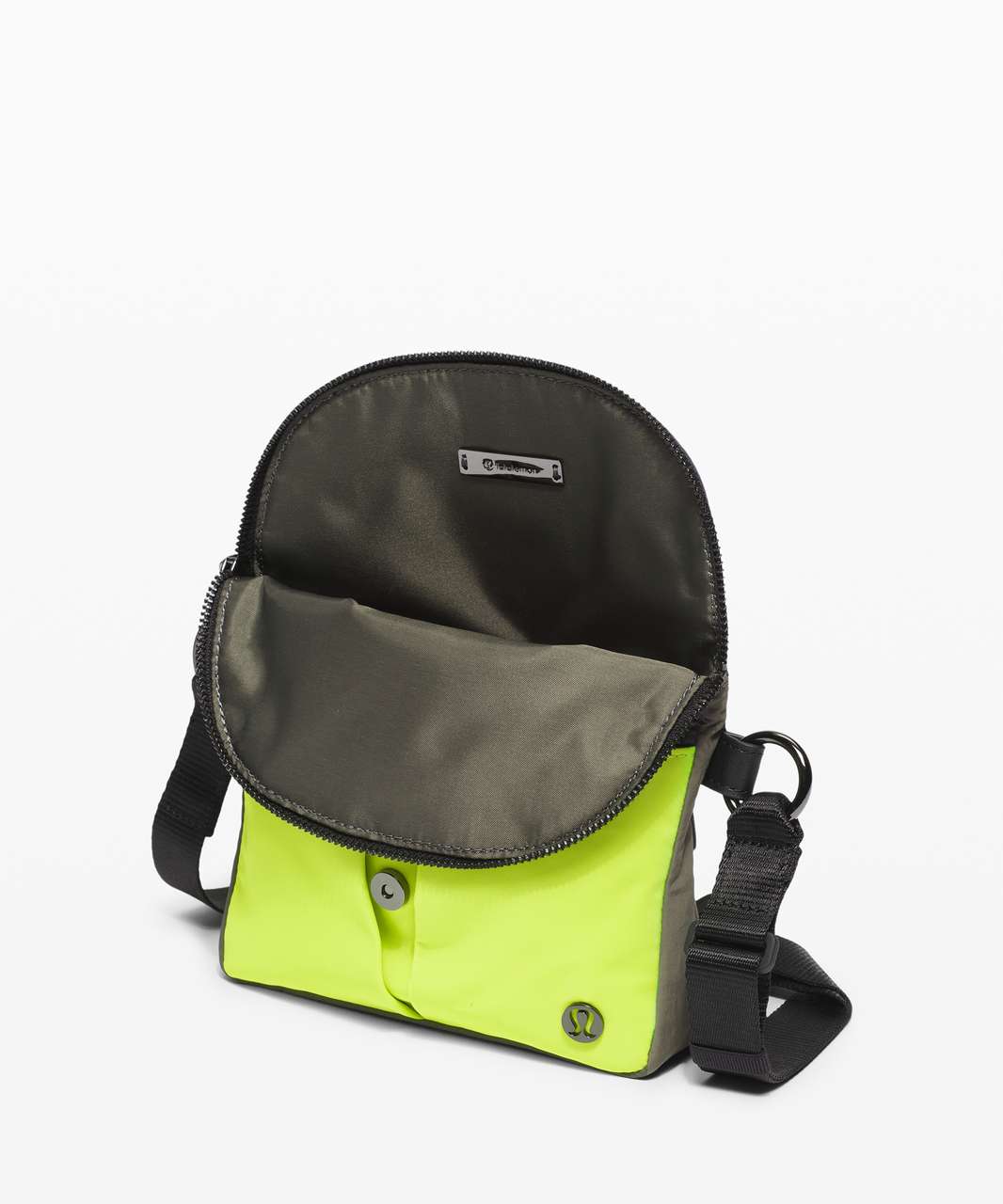 Lululemon All Night Festival Bag *Micro - Cadet Blue / Army Green / Highlight Yellow