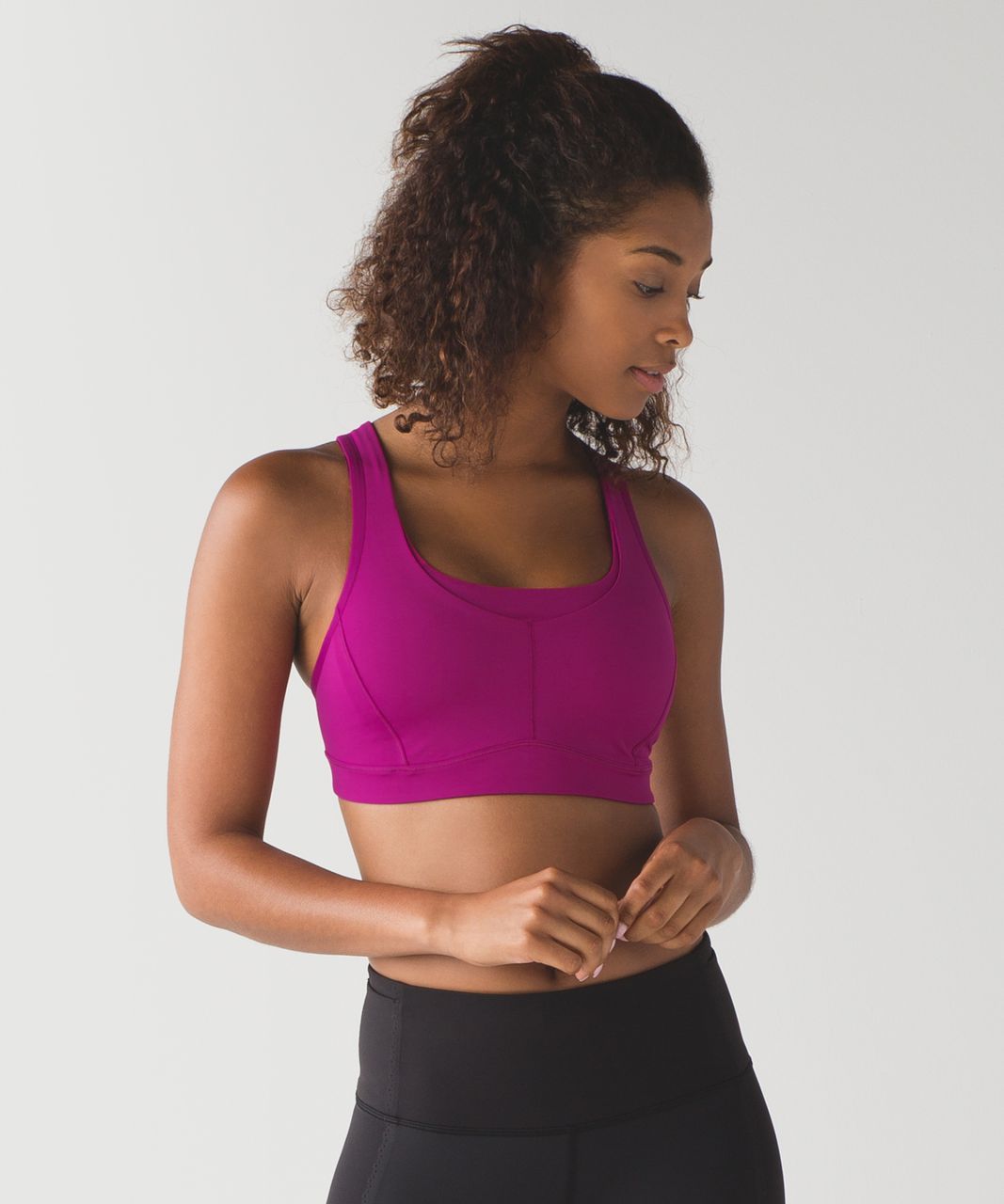 Lululemon Fast Times Bra - Ripened Raspberry - lulu fanatics