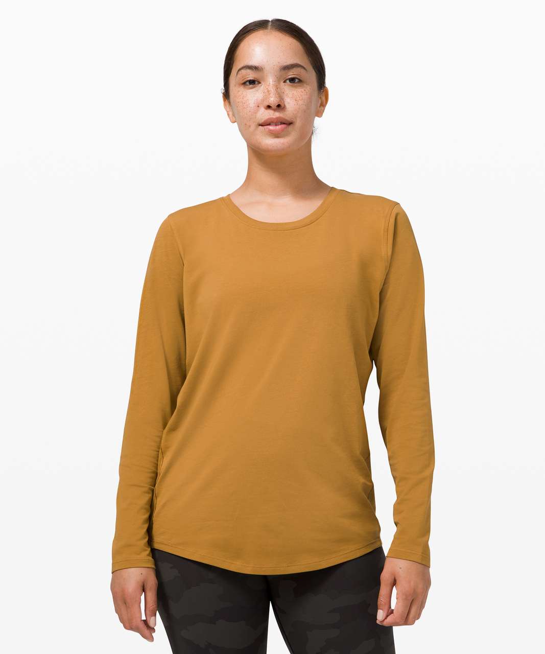 Lululemon Ever Ready Long Sleeve - Spiced Bronze - lulu fanatics