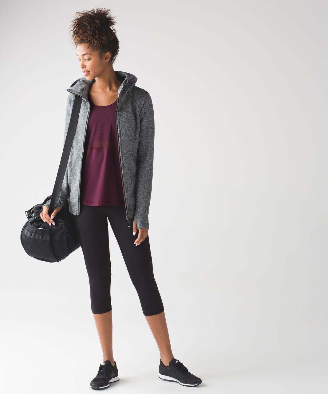 Lululemon Fast As Light 2-In-1 Tank - Bordeaux Drama