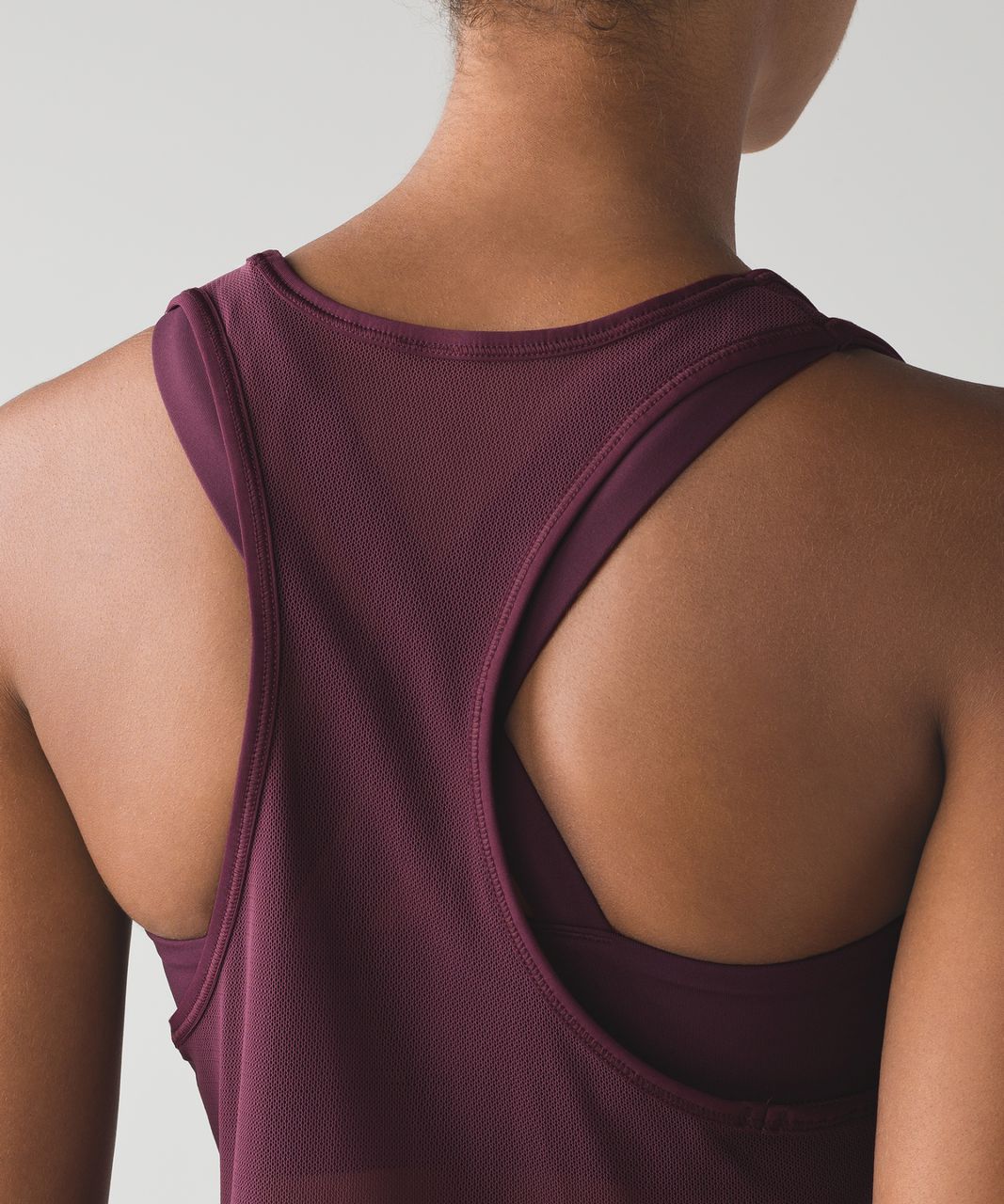 Lululemon Fast As Light 2-In-1 Tank - Bordeaux Drama