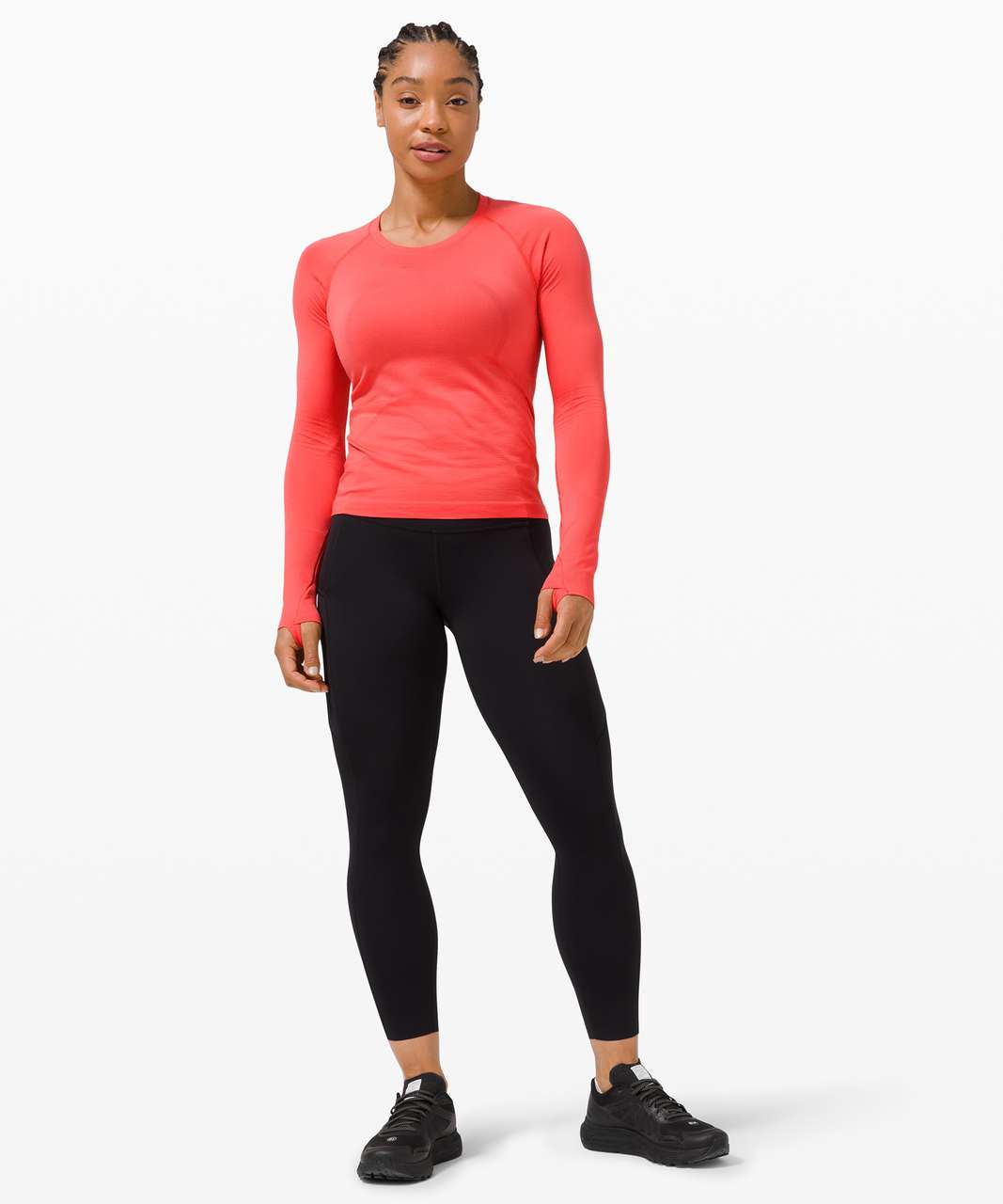 Lululemon Swiftly Tech Long Sleeve 2.0 *Race Length - Watermelon Red / Watermelon Red