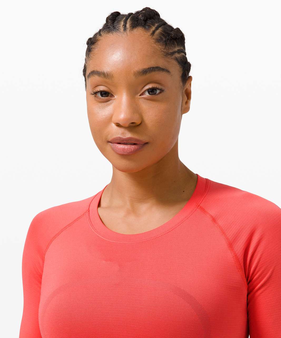 Lululemon Swiftly Tech Long Sleeve 2.0 *Race Length - Watermelon Red / Watermelon Red