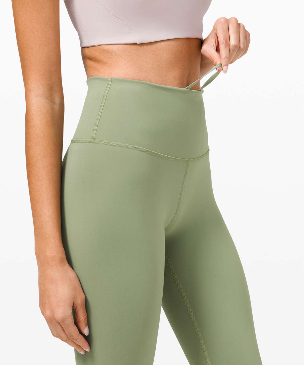 Lululemon Wunder Train High-Rise Tight 25" - Willow Green