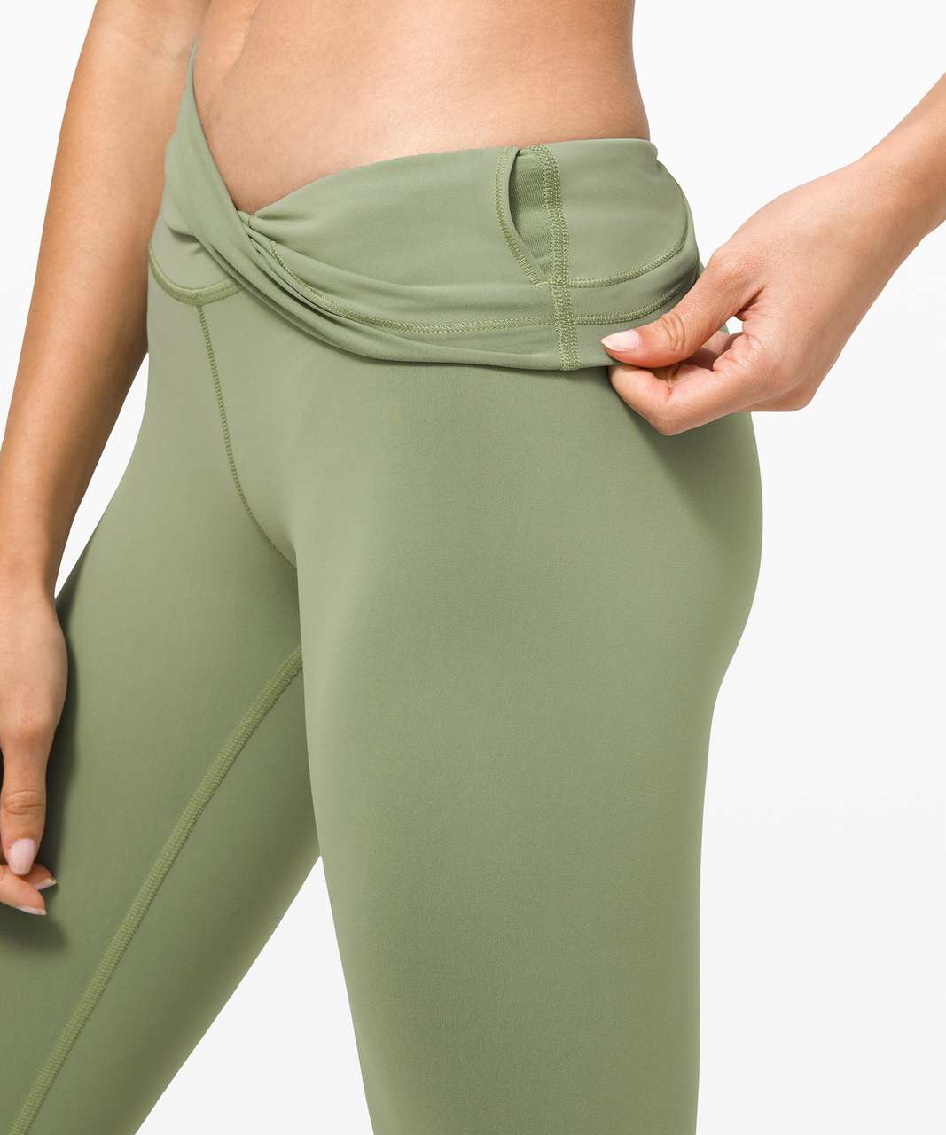 Lululemon Wunder Train High-Rise Tight 25" - Willow Green