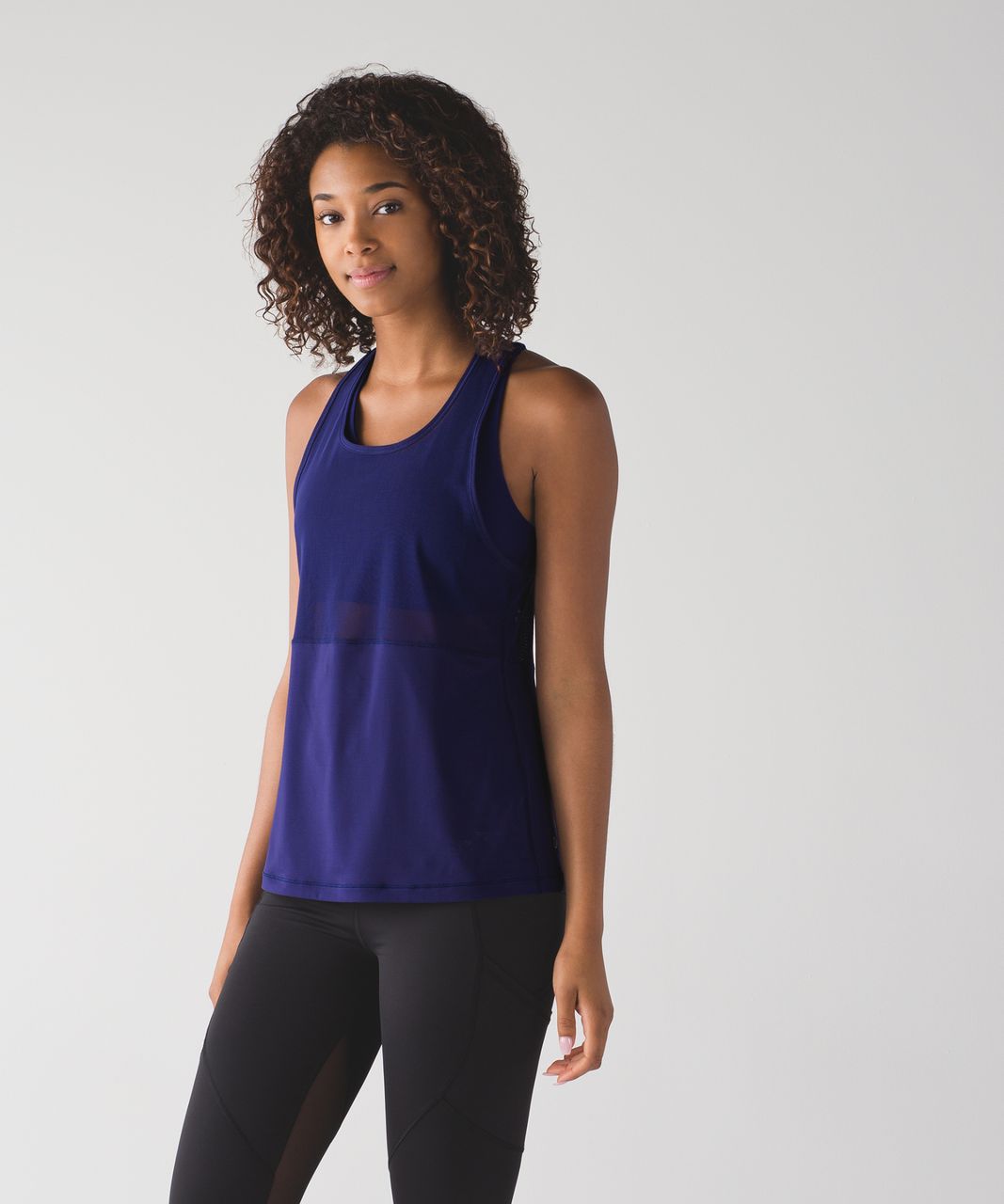 Lululemon Fast As Light 2-In-1 Tank - Emperor Blue