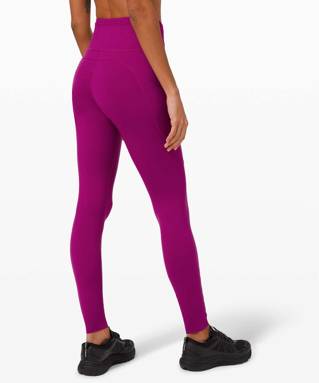 Lululemon Fast and Free High-Rise Tight 28" *Non-Reflective Brushed Nulux - Deep Fuschia