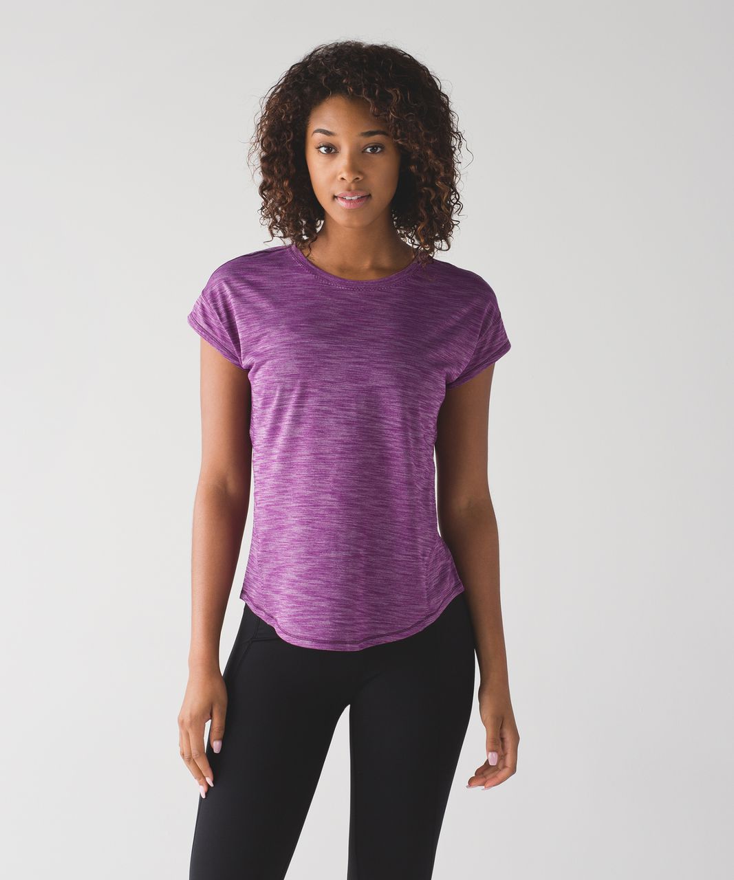 Lululemon Run Around Tee - Heathered Aurora